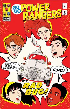 Saban's Go Go Power Rangers issue 13-C Audrey Mok Subscription Cover