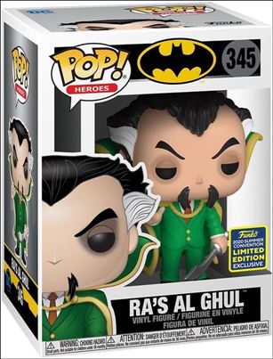 POP! Heroes figure 345-B Ra's Al Ghul Summer Convention Exclusive