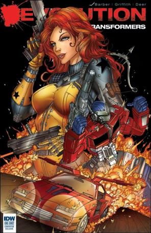 Transformers: Revolution issue 1-H Jamie Tyndall Dallas Fan Days Foil Cover