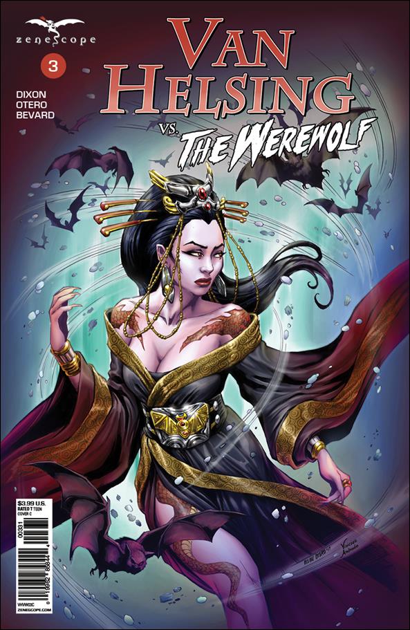 Van Helsing vs the Werewolf issue 3-C Allan Otero Cover