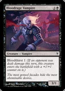 Magic the Gathering: Duel Decks: Sorin vs. Tibalt (Base Set) card 10 Bloodrage Vampire