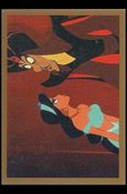 Aladdin (Base Set) card 25 Jasmine confronts Jafar