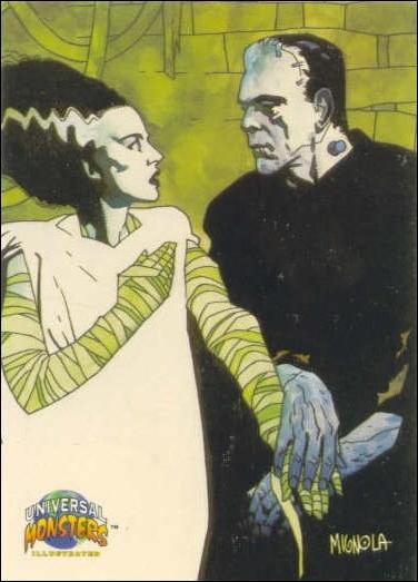 Universal Monsters Illustrated (Promo) card nn1 Bride of Frankenstein & Frankenstein's monster
