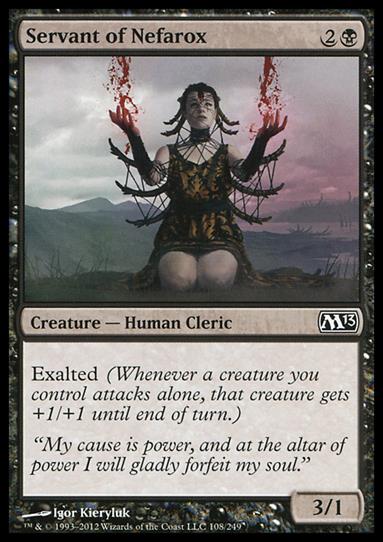 Magic the Gathering: 2013 Core Set (Base Set) card 108 Servant of Nefarox