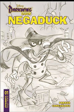 Negaduck issue 1-L Joshua Middleton 1:15 Pencil Cover