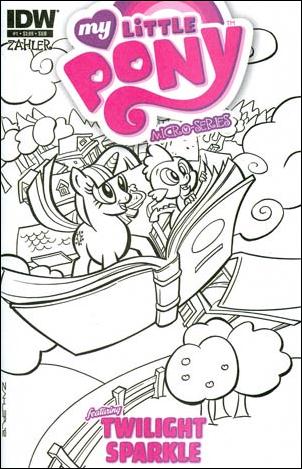 My Little Pony Micro-Series  issue 1-D Thomas Zahler Subscription Sketch Cover