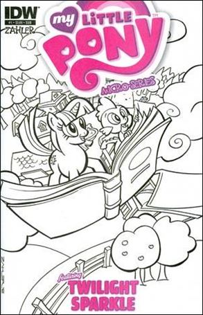 My Little Pony Micro-Series  issue 1-D Thomas Zahler Subscription Sketch Cover