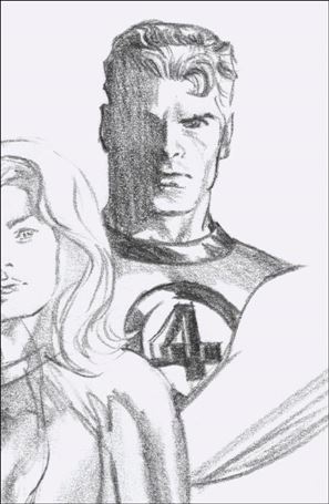 Fantastic Four (2018) issue 24-I Alex Ross 1:100 Mr Fantastic Timeless Sketch Cover