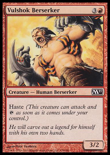 Magic the Gathering: 2011 Core Set (Base Set) card 159 Vulshok Berserker