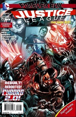 Justice League (2011) issue 27-C Unbagged Ivan Reis Cover Combo Pack