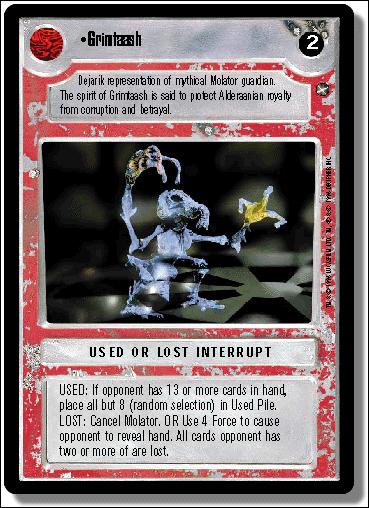 Star Wars: A New Hope Limited (Base Set) card 140 Grimtaash