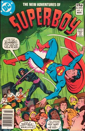 New Adventures of Superboy issue 3-B UK Price Cover