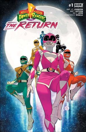 Mighty Morphin Power Rangers: The Return issue 1-B Dan Mora Cover