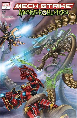 Mech Strike: Monster Hunters issue 3 E.J. Su Cover