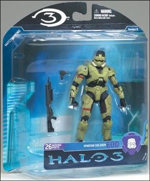 Halo 3 Multiplayer (Series 2) figure 7 Spartan EOD (Olive Armor)