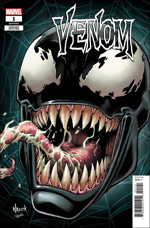 Venom (2022) issue 1-C Todd Nauck Marvel Headshot Cover