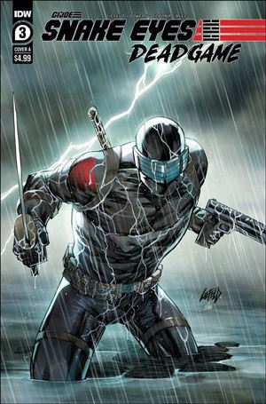 Snake Eyes: Deadgame issue 3 Rob Liefeld Black Costume Cover