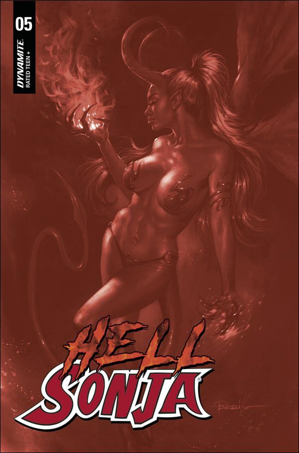 Hell Sonja issue 5-J Lucio Parrillo 1:10 Red Tint Cover