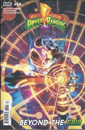 Mighty Morphin Power Rangers issue 36 Jamal Campbell Cover