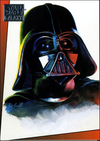Star Wars Galaxy: Series 1 (Factory Base Set) card 4 Darth Vader