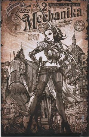 Lady Mechanika issue 2-D Ale Garza 1:15 Sepia Cover