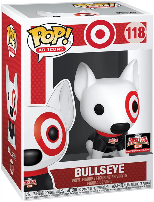 POP! Ad Icons figure 118 Bulleye Target Con 2021 Exclusive