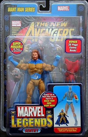 Marvel Legends (Giant Man Series) figure 7 Sentry (Mustard Costume - Bearded)