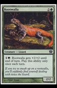 Magic the Gathering: 9th Edition (Base Set) card 268 Rootwalla