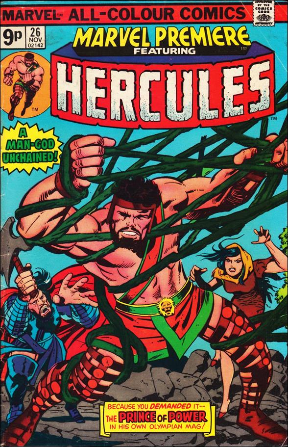 Marvel Premiere issue 26-B UK Price Cover