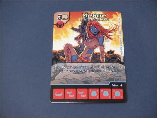 Marvel Dice Masters Uncanny X-Men  card M2017 11 Mystique: The Brotherhood