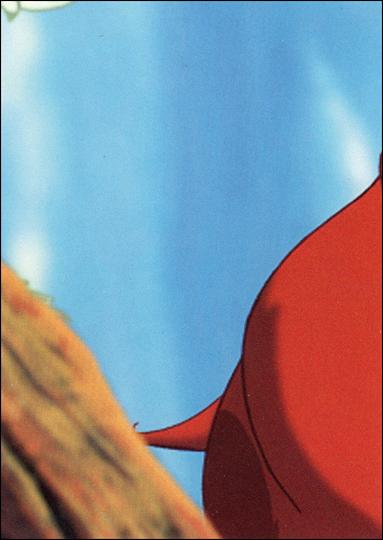 Lion King: Series II (Base Set) card 102 Fire Engulfs Pride Rock 3