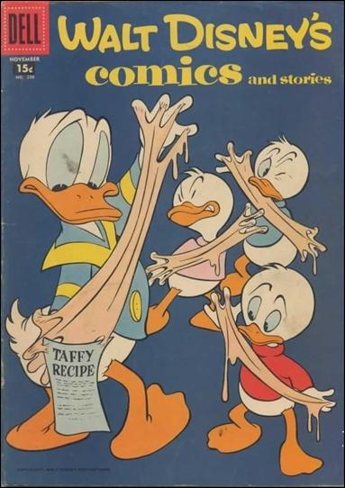 Walt Disney's Comics and Stories (1940) issue 206-B 15 Cent Price Cover