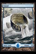 Magic The Gathering: Zendikar (Base Set) card 237 Full Art Land (Island)