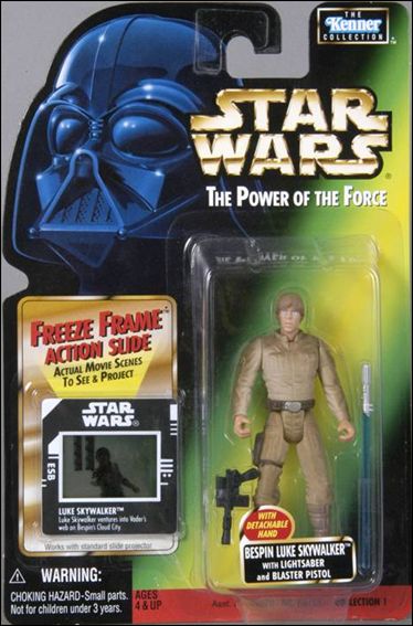 Star Wars: The Power of the Force 2 3 3/4" Basic Action Figures figure 55-B Bespin Luke Skywalker (Saelt-Marae) w/ FF