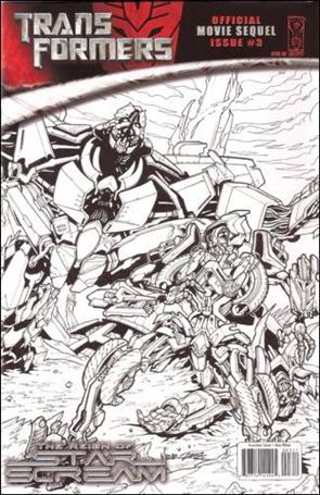 Transformers: The Reign Of Starscream issue 3-C Alex Milne Black and White 1:10 Cover