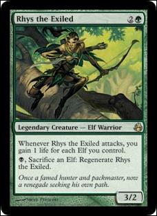 Magic the Gathering: Morningtide (Base Set) card 135 Rhys the Exiled