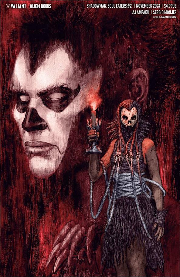 Shadowman: Soul Eaters issue 2-D Salvador Sanz Virgin Cover