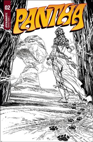 Pantha (2022) issue 3-I Elena Pianta 1:10 Black & White Cover