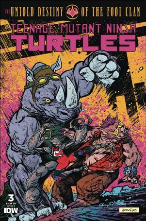 Teenage Mutant Ninja Turtles: The Untold Destiny of the Foot Clan issue 3-B Kevin Anthony Catalan Cover