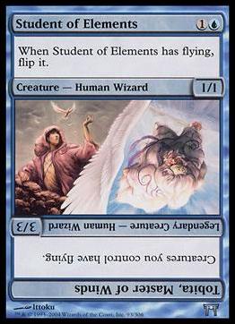 Magic the Gathering: Champions of Kamigawa (Base Set) card 93 Student of Elements