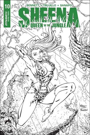 Sheena: Queen of the Jungle (2017) issue 10-F John Royle B&W Cover