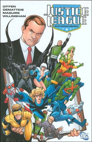 Justice League International issue 2 Dust Jacket