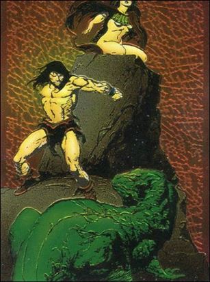 Conan III (Base Set) card 58 Lizard Threat