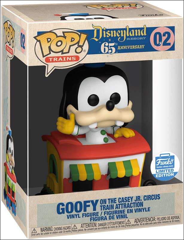POP! Trains figure 2 Goofy on the Casey Jr. Circus Train Funko Shop