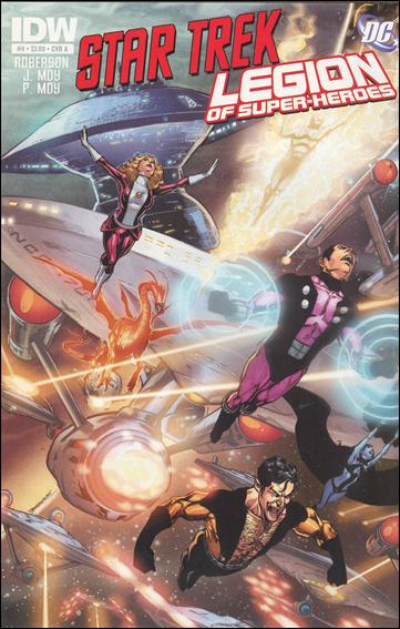 Star Trek/Legion of Super-Heroes issue 4 Phil Jimenez Cover