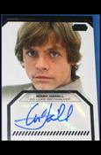 Star Wars Galactic Files (Autograph Subset) card nn11 Mark Hamill as Luke Skywalker 1/100 (1:3040 Packs)