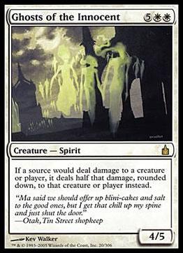 Magic the Gathering: Ravnica (Base Set)  card 20 Ghosts of the Innocent