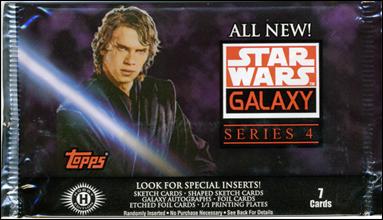 Star Wars Galaxy: Series 4 card 2 Sealed Pack - Hobby - Anakin Skywalker