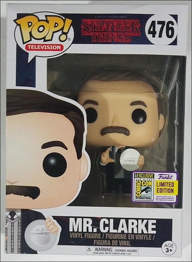 POP! Television figure 476 Mr. Clarke San Diego Comic Con 2017