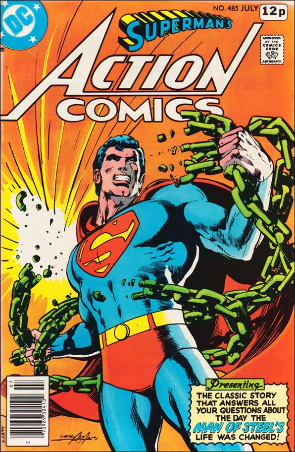 Action Comics (1938) issue 485-C UK Price Cover